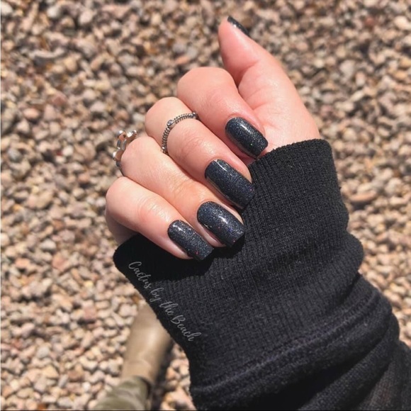 Color Street Other - *Retired* Color Street: Only in Vegas | Black Gold Glitter Fall Goth Sparkle